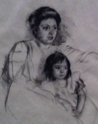 Cassatt Etching