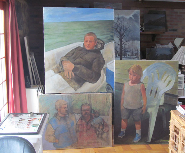 On the easel 2/10/2013