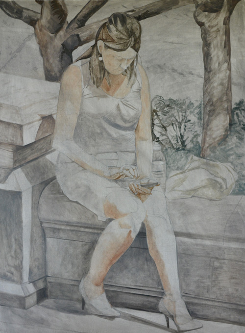 Under-painting well advanced