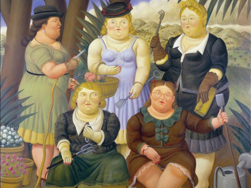 Painting by Botero