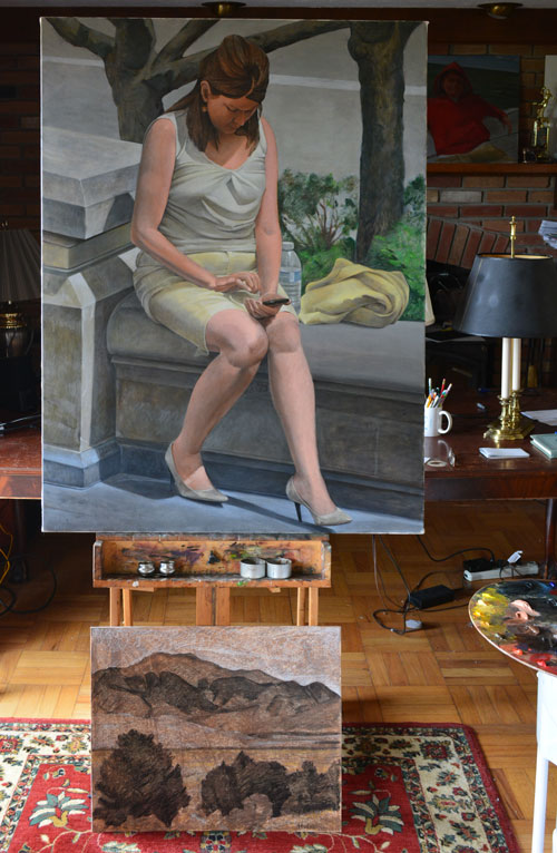 On the easel 2014-4-13