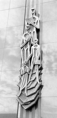 Koepnick piece 'Untitled' at the Dayton Metro Library