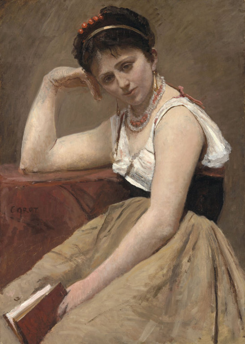 Corot's Interrupted Reading