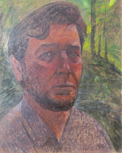 Self-portrait in Gray Shirt