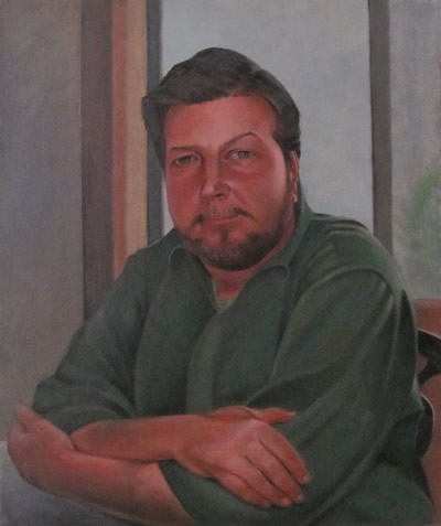 Self-portrait in a Green Shirt