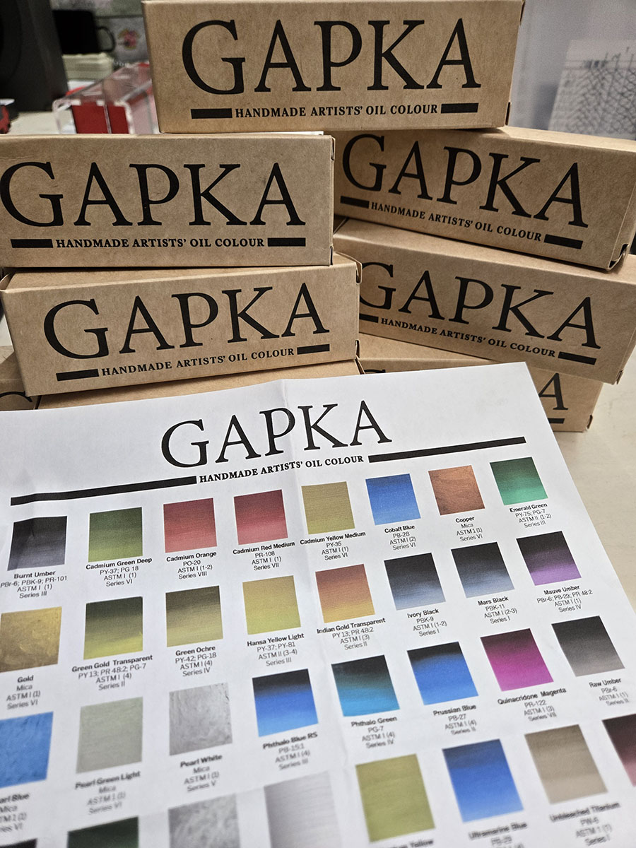 New oil paint maker Gapka